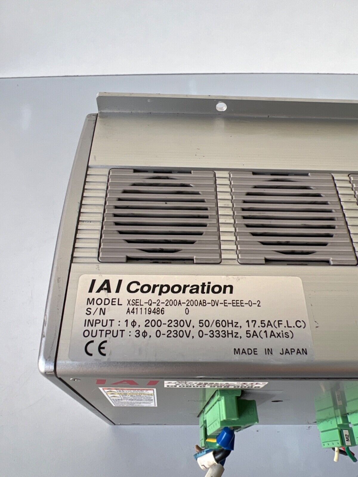 IAI CORPORATION X-SEL CONTROLLER XSEL-Q-2-200A-200AB-DV-E-EEE-0-2