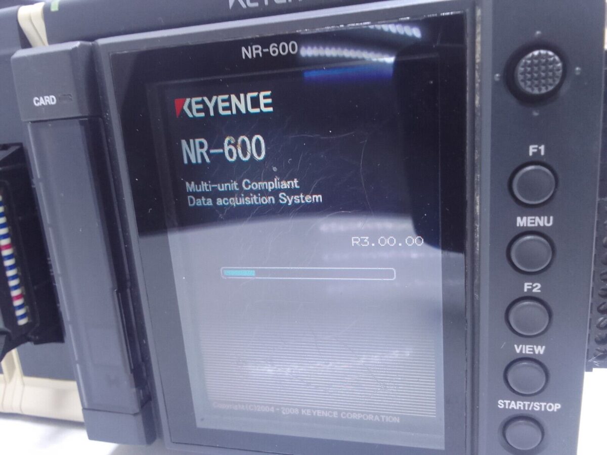 KEYENCE NR-600/ANALOG NR-HA08/3×STRAIN NR-ST04/HIGH VOLTAGE NR-HV04/POWER NR-U60  – Heart of Automation