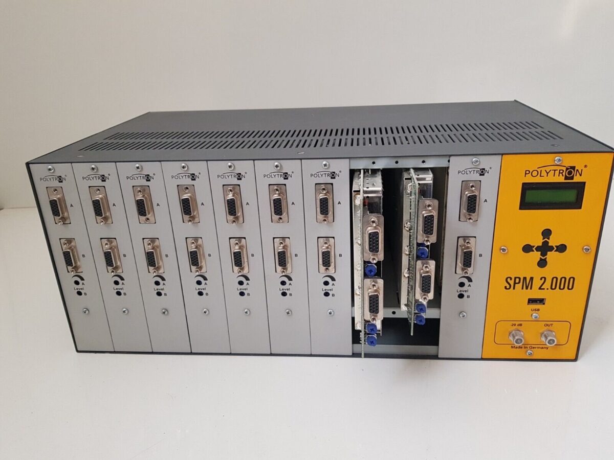 POLYTRON SPM 2.000 Digi PolyCompact Base Unit 10 Module, SPM 2.000 Digi ...