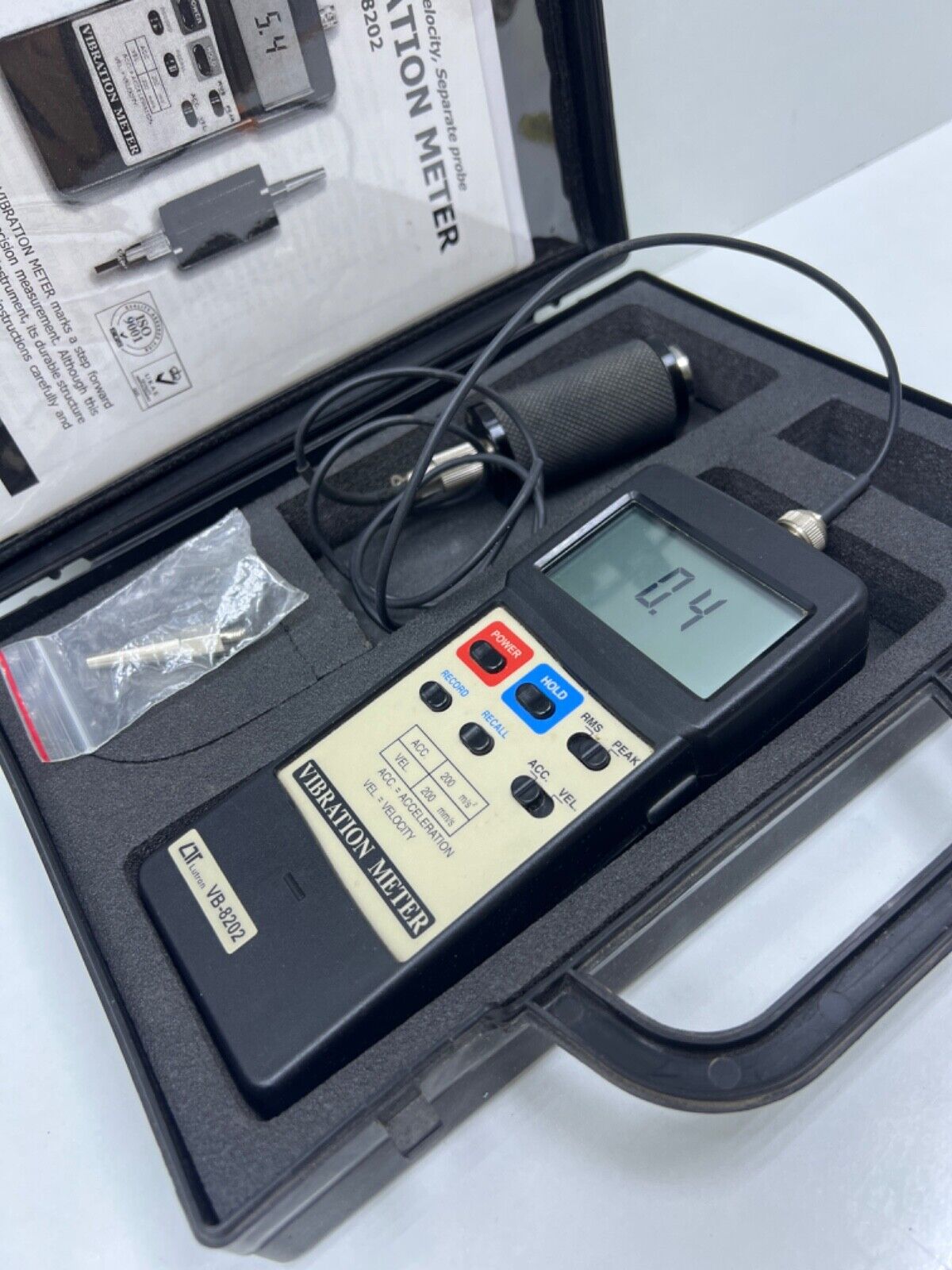 Lutron VB 8202 Contact Vibration Meter Heart Of Automation